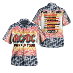 AC DC PWR UP Tour 2025 Hawaiian Shirt