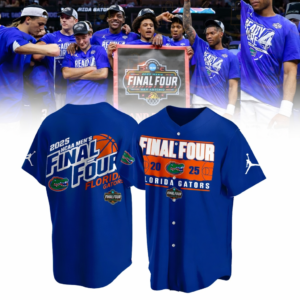2025 NCAA Mens Basketball Tournament March Madness Final Four Regional Champions Florida Gators Baseball Jersey