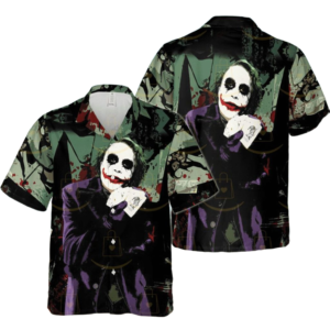 2024 Joker Harley Quinn Tropical Hawaiian Shirt