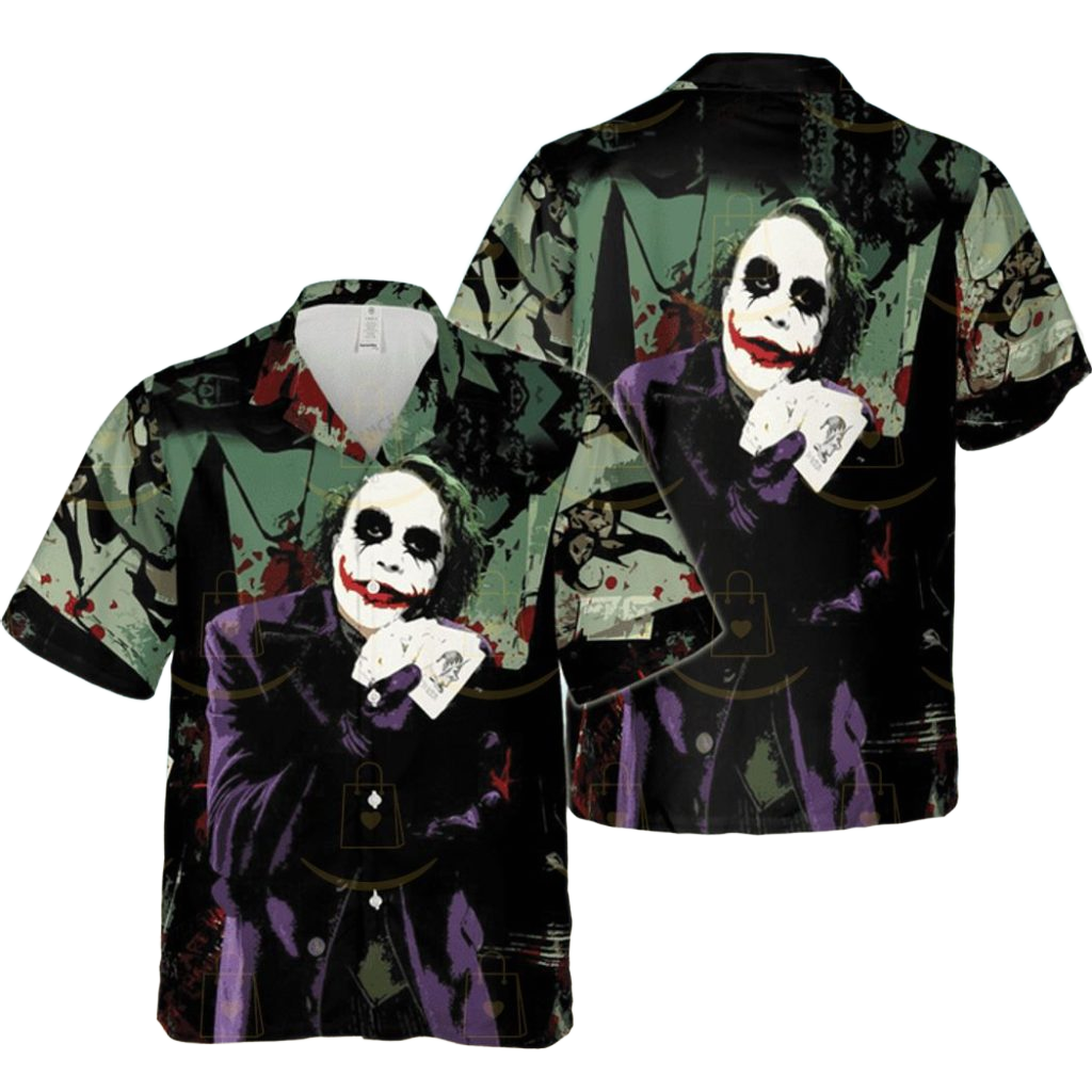 2024 Joker Harley Quinn Tropical Hawaiian Shirt