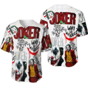 2024 Ha Ha Ha Ha Joker Why So Serious Baseball Jersey