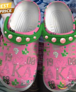 Aka 1908 Love Crocs Shoes