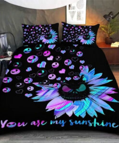 The Nightmare Before Christmas Jack Skellington – Your Are My Sunshine Bedding Set – Black